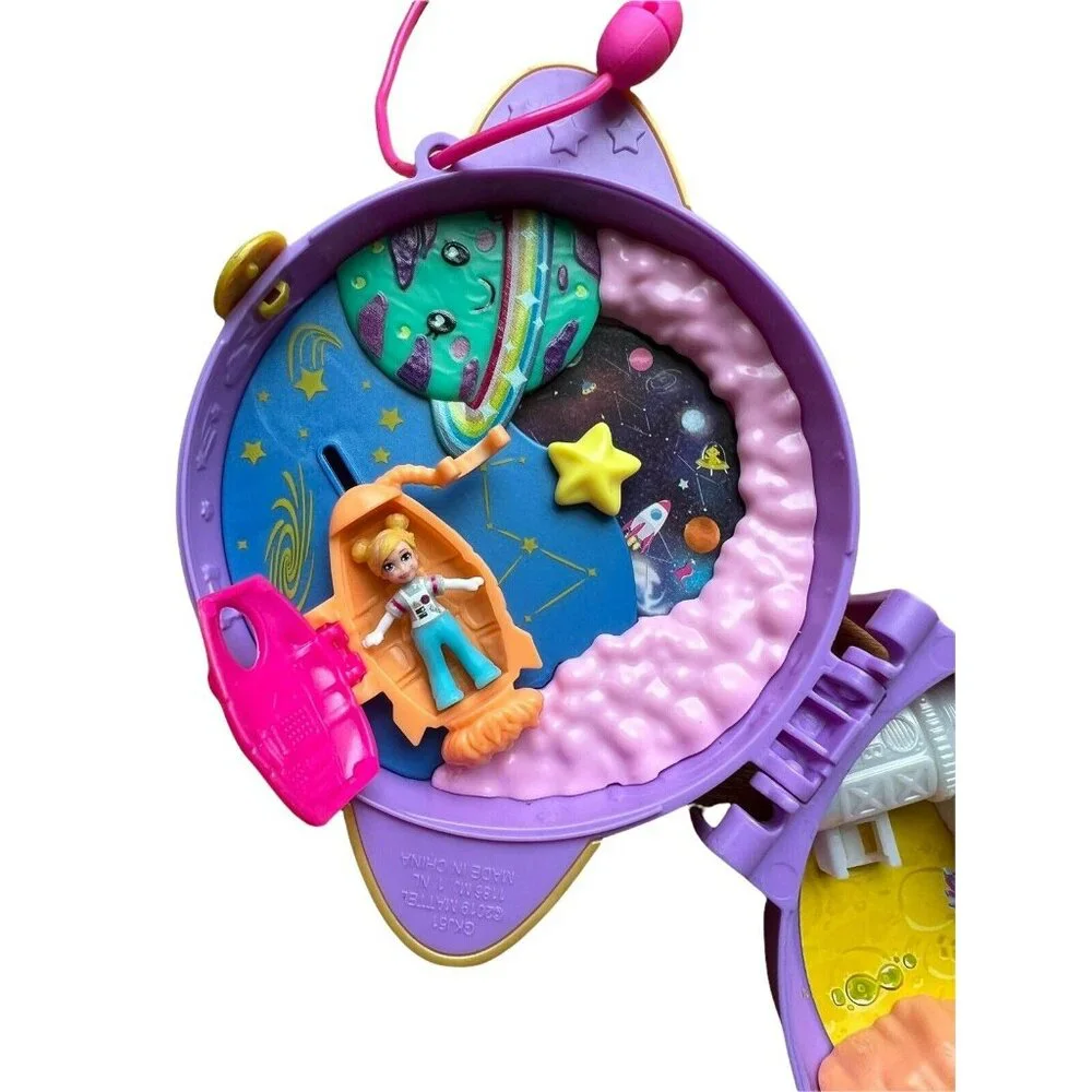 Mattel Polly Pocket‎ Compact Saturn Saturn Space Explorer 2019 Incomplete